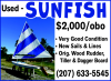 SUNFISH IN VERY GOOD CONDITION