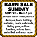 Barn Sale May 31