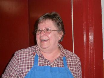 Senior cook Tamara Peters, who has worked in the Ebb Tide kitchen for 33 years