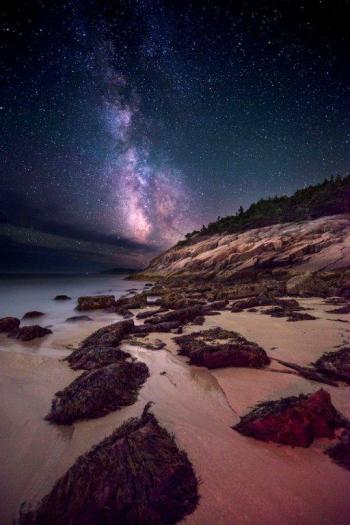 "Sand Beach Nights" by Moe Chen won the Maine Photography Show's Best in Show Award, which was rechristened the Jim Taliana Award. To see other photos from the Photography Show visit www.mainephotographyshow.com or to see more of Chen's work visit www.moechenphotography.com. Courtesy of Maine Photography Show/Moe Chen