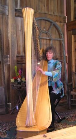 Harpist Suki Flanagan