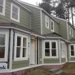 Each of the three buildings on what was called the "family side" when the property was known as Harbor Pines and West Harbor Pines, will be spruced up with green, linen or blue siding. LISA KRISTOFF/Boothbay Register