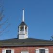 The repaired cupola as it now looks from street-level. SUSAN JOHNS/Wiscasset Newspaper 
